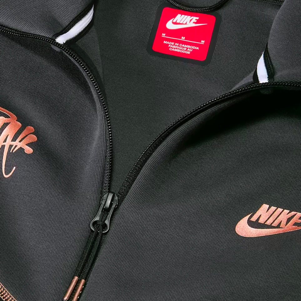 Nike x Syna World Tech Fleece Zip-Up Hoodie - Black / Bronze