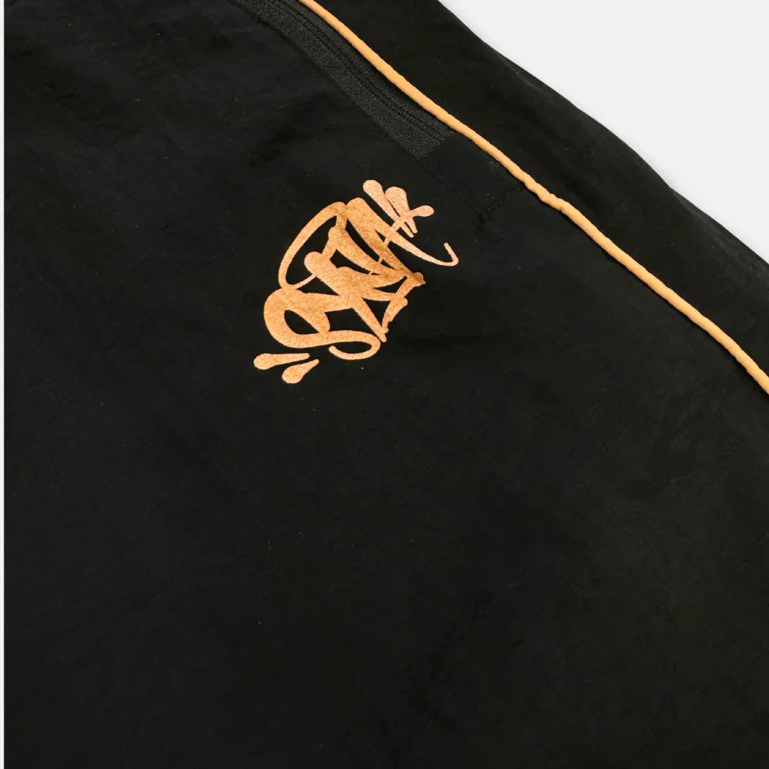 Syna World Logo Shell Tracksuit - Black / Rose Gold