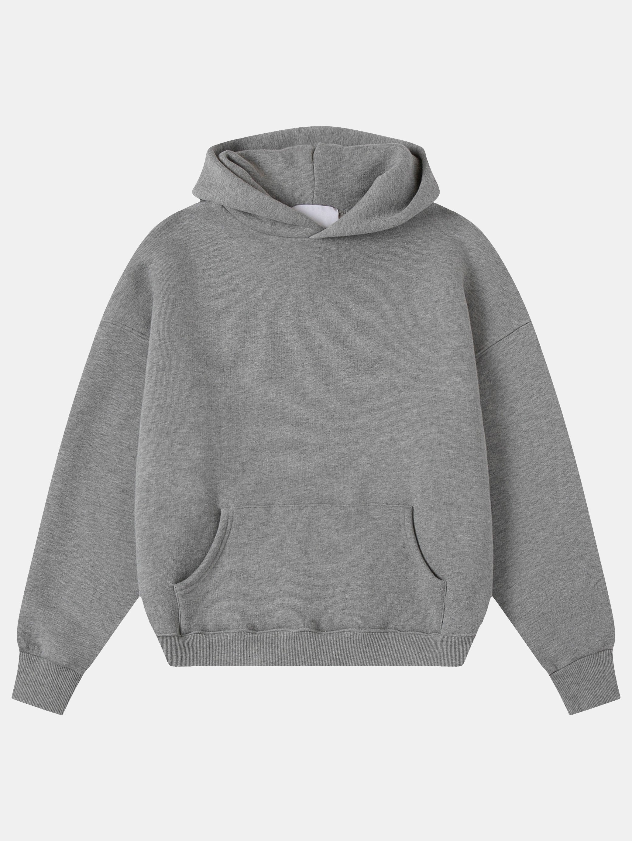 BLANCKS PULLOVER HOODIE W/ POCKETS - DARK GREY