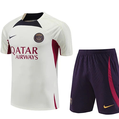 PSG White/Purple Short Set