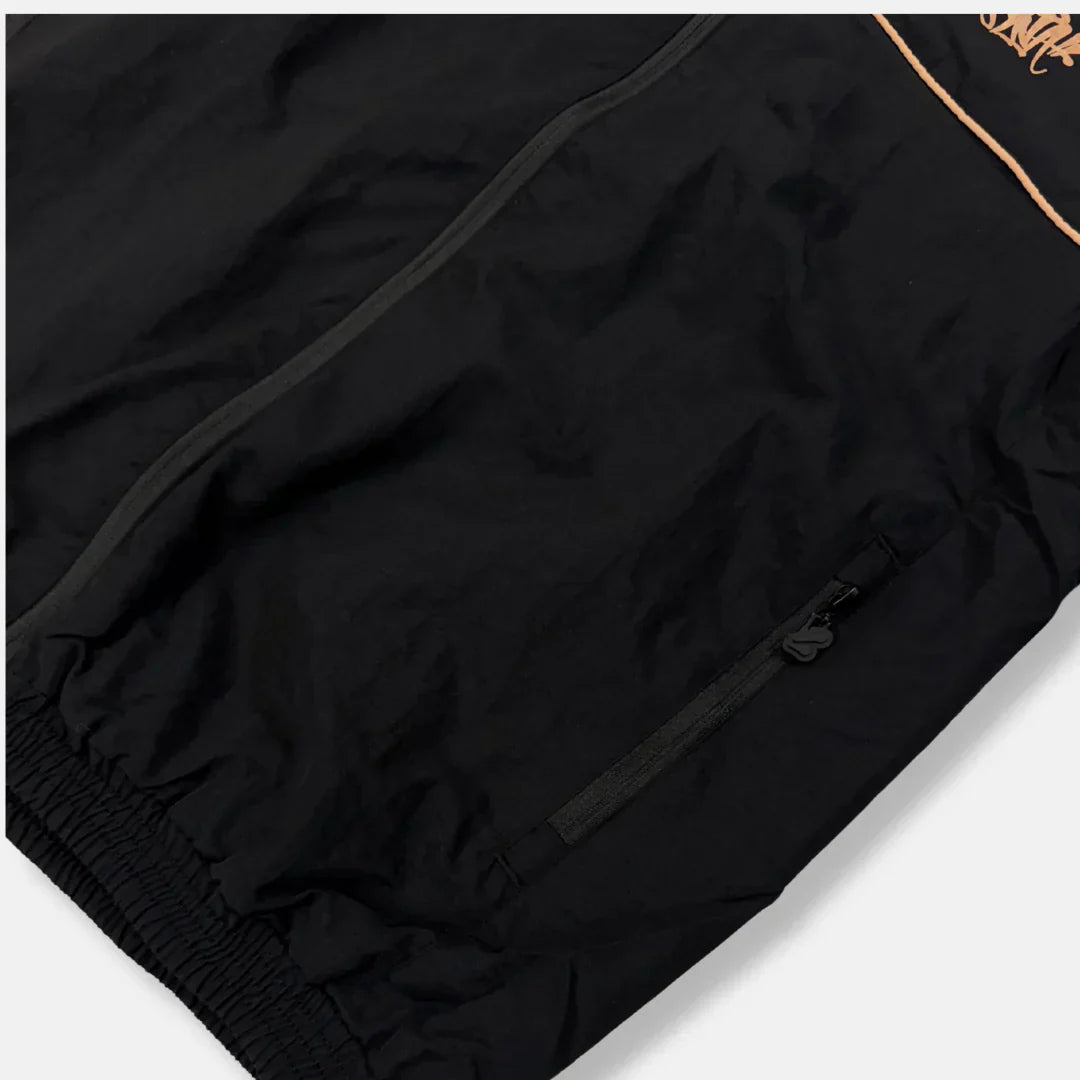 Syna World Logo Shell Tracksuit - Black / Rose Gold