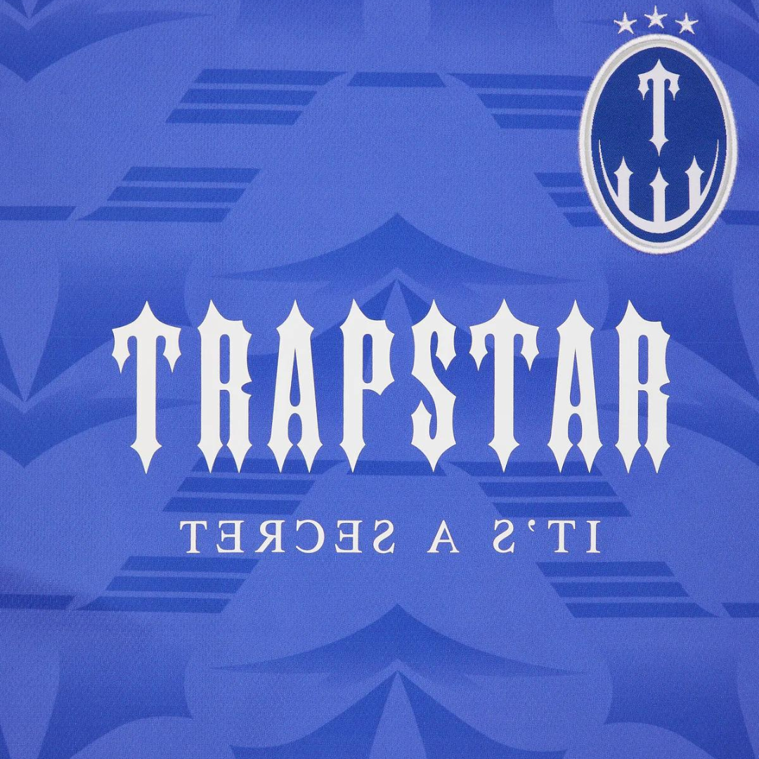 Trapstar Irongate Football Jersey - Blue/Red/White