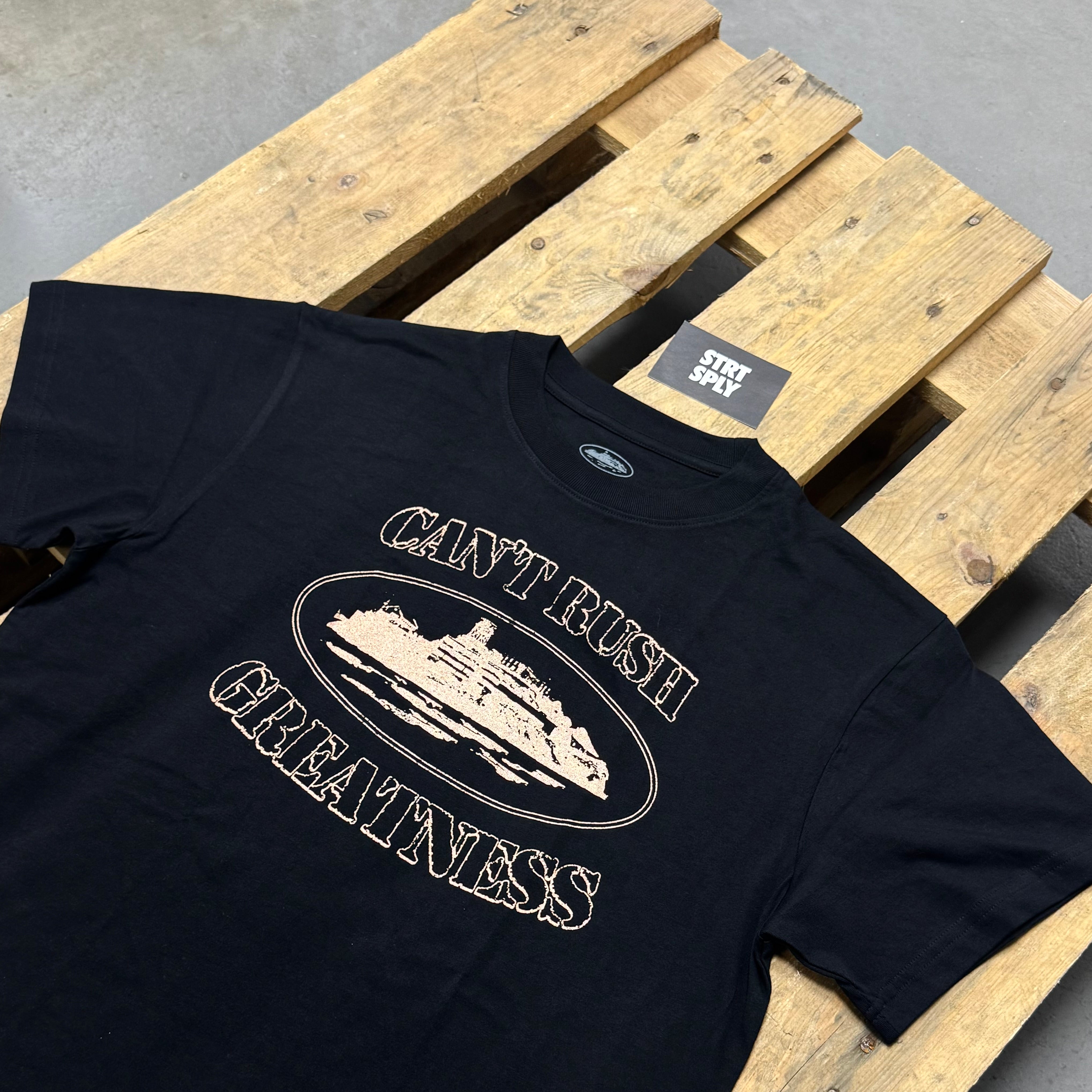 Corteiz RTW x Central Cee CRG T-Shirt - Black