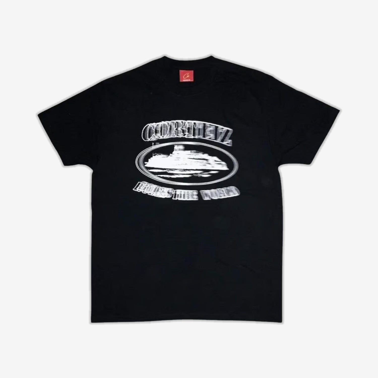 Corteiz RTW Alcatraz Blur T-Shirt Black / White