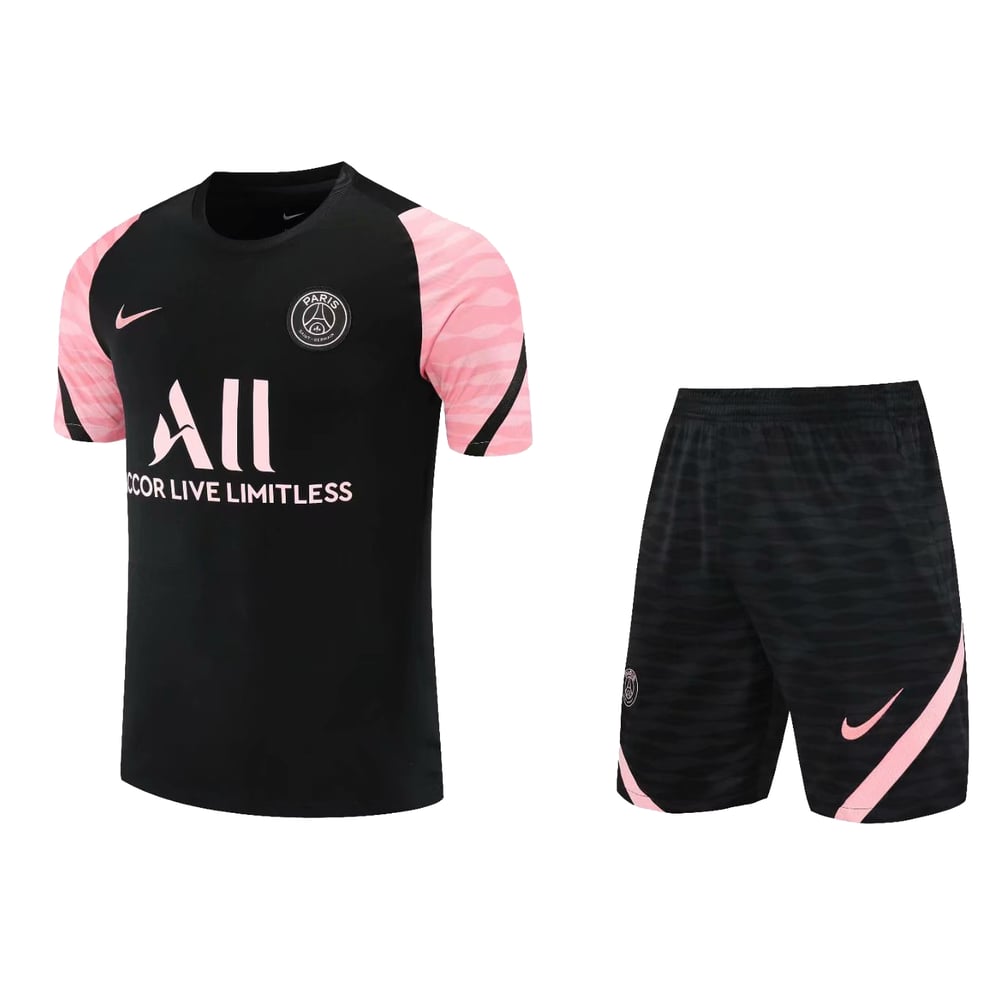 PSG Pink/Black Short Set