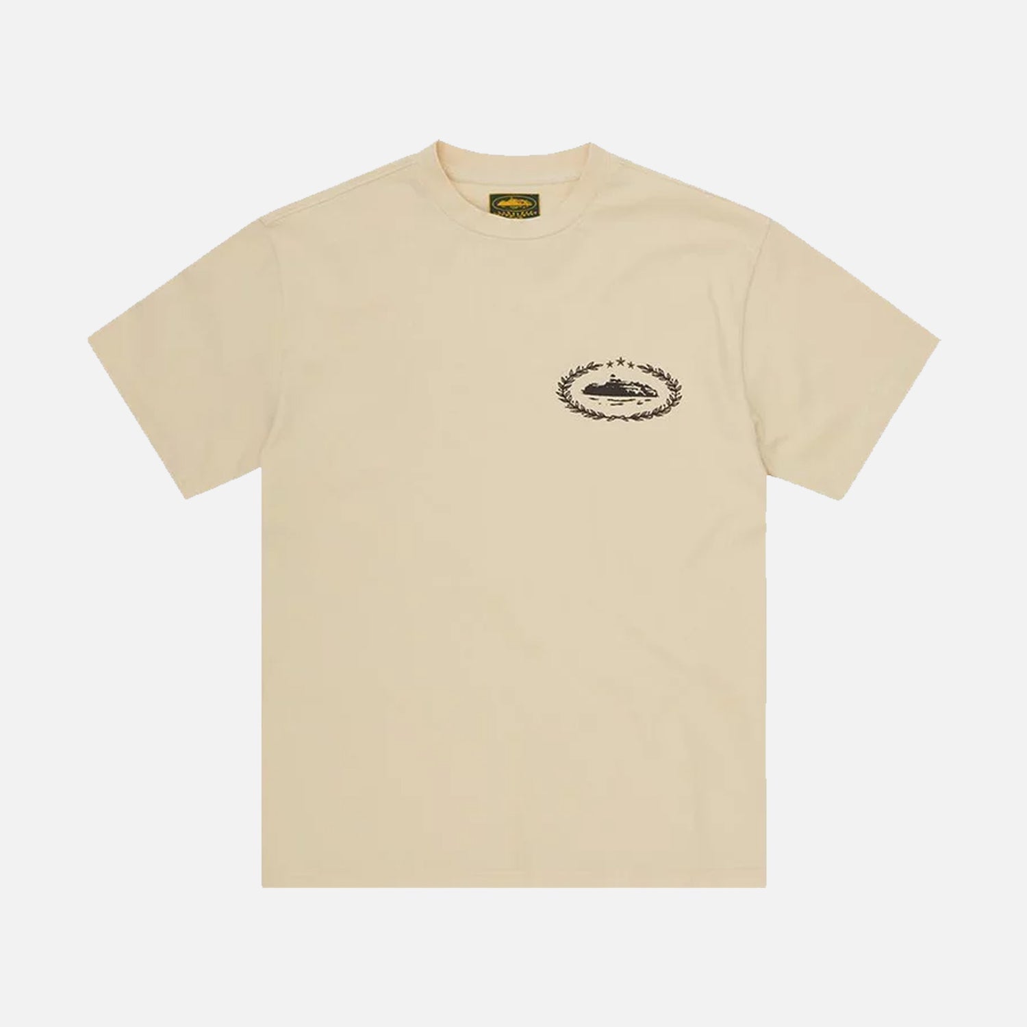 Corteiz RTW Royale Heavyweight T-Shirt - Beige / Black