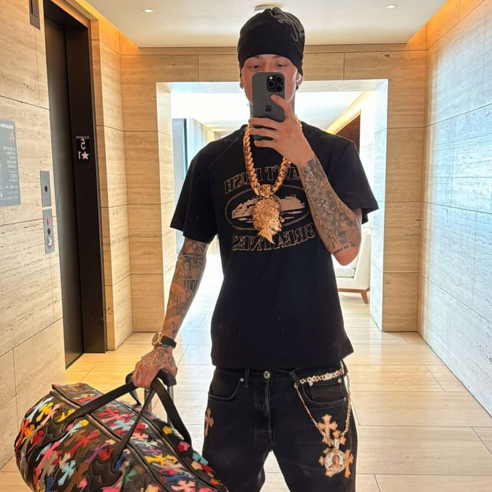 Corteiz RTW x Central Cee CRG T-Shirt - Black