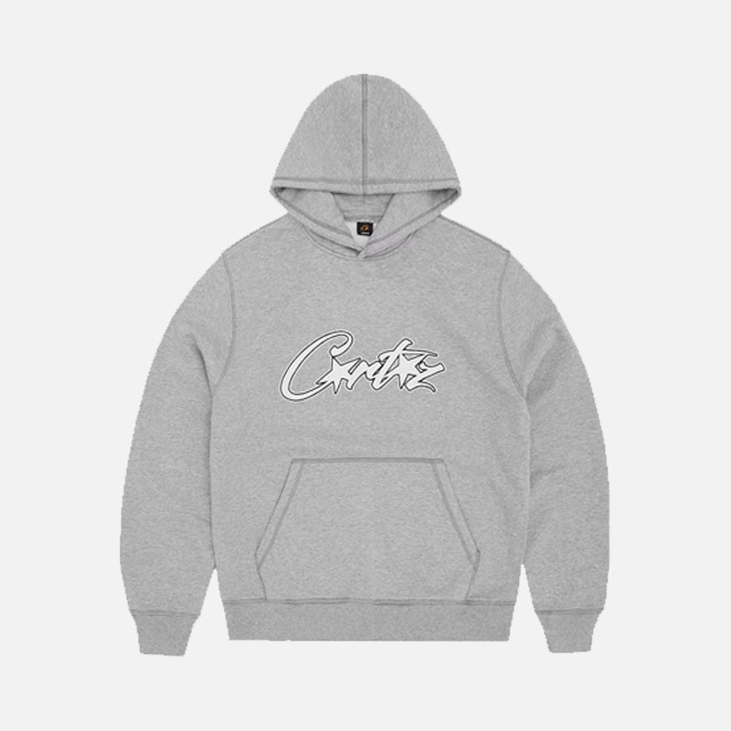Corteiz RTW Allstarz Appliqué Hoodie - Grey