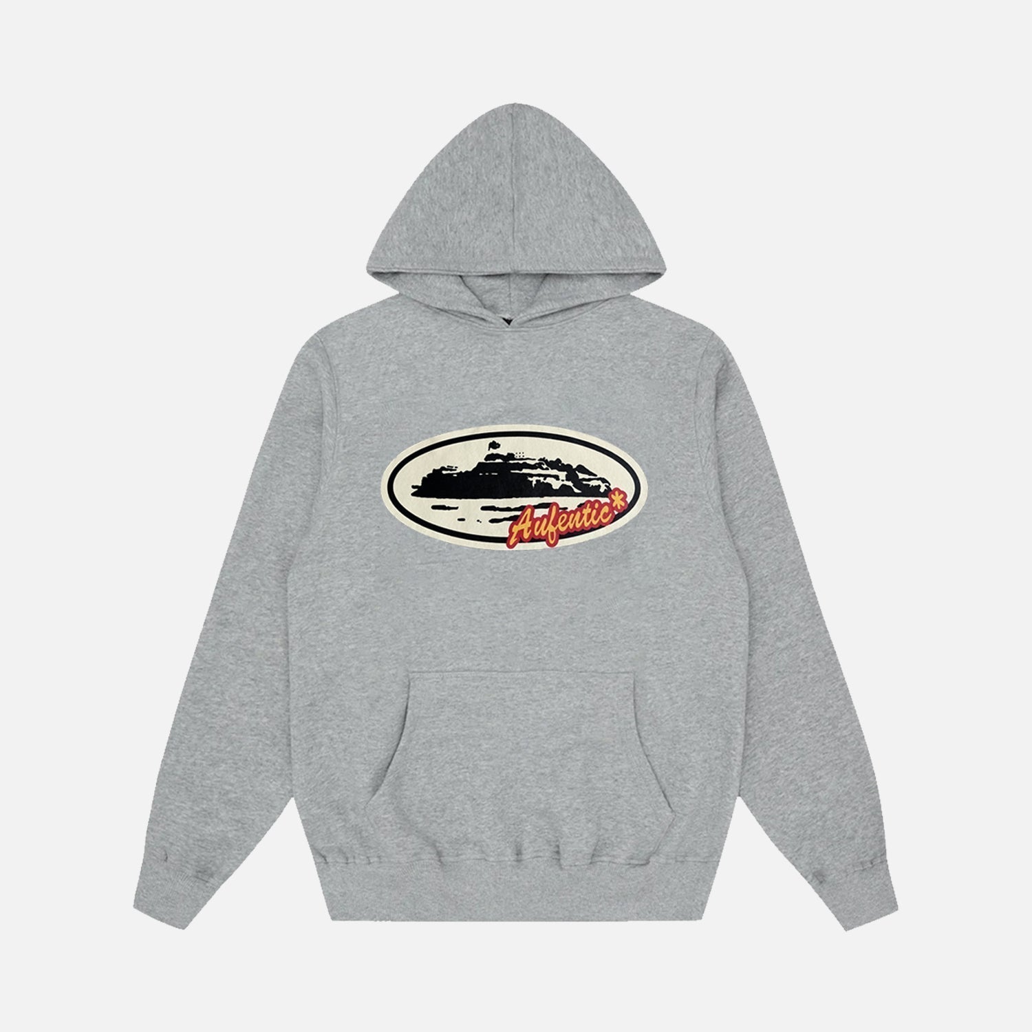 Corteiz RTW Aufentic Hoodie - Heather Grey