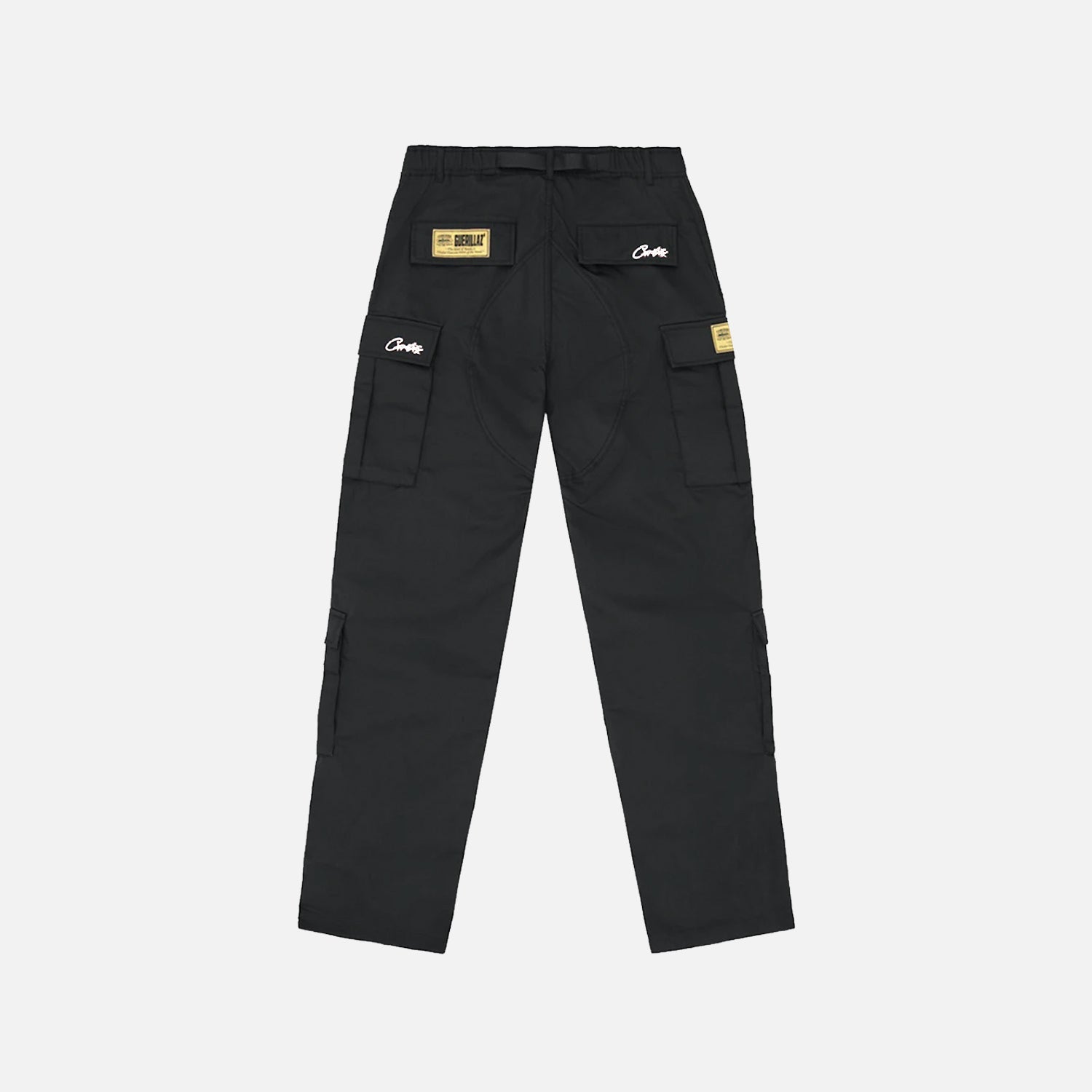 Corteiz RTW Alcatraz Guerillaz Cargo Trouser - Black / White