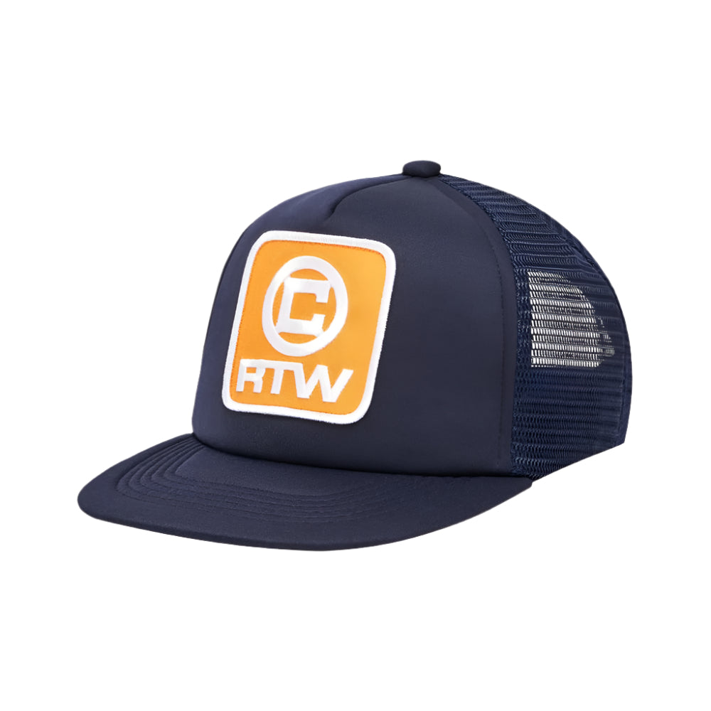 Corteiz RTW Box Trucker Hat - Navy