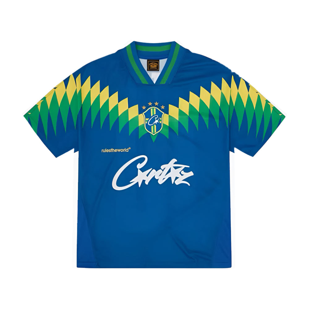 Corteiz RTW Club America Brasil Jersey - Blue