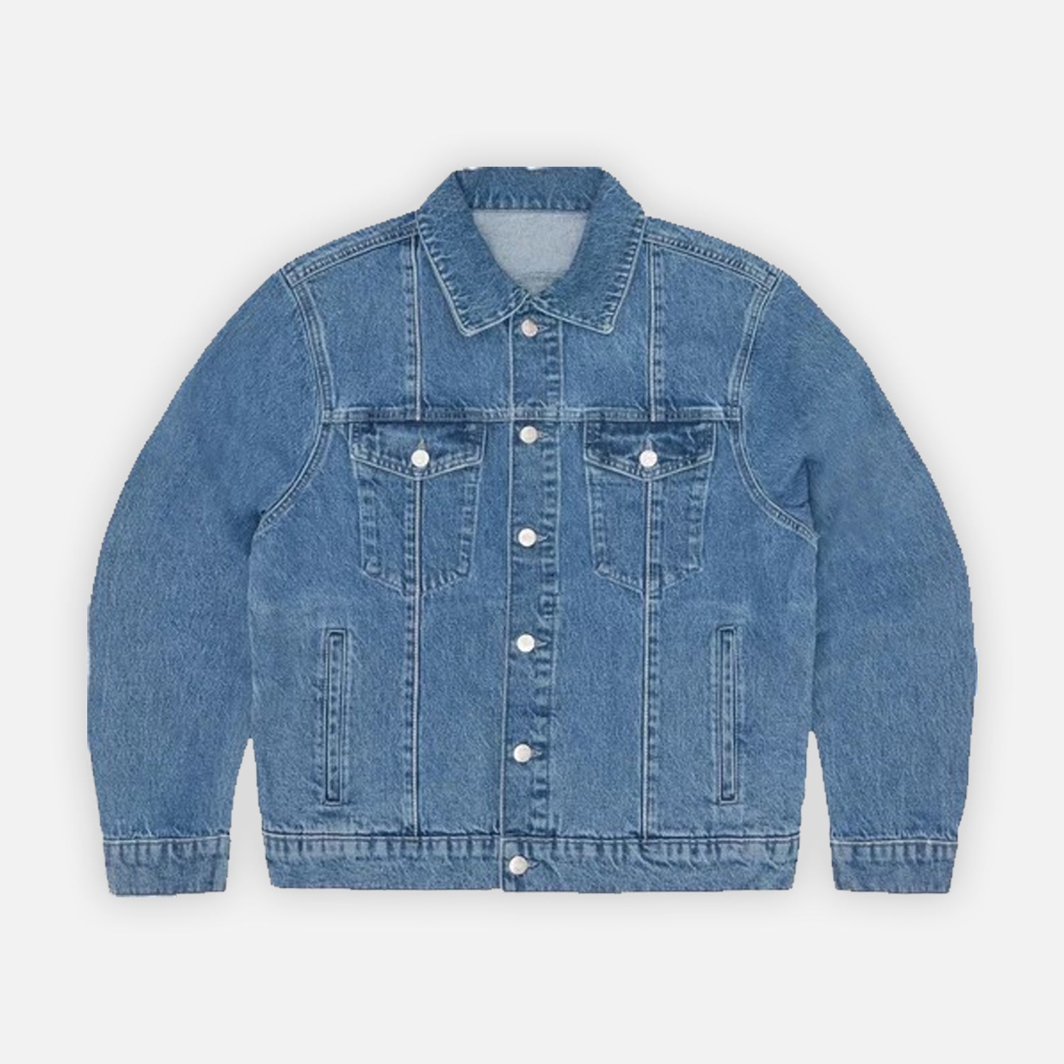 Corteiz RTW C-Star Denim Jacket - Trucker Blue