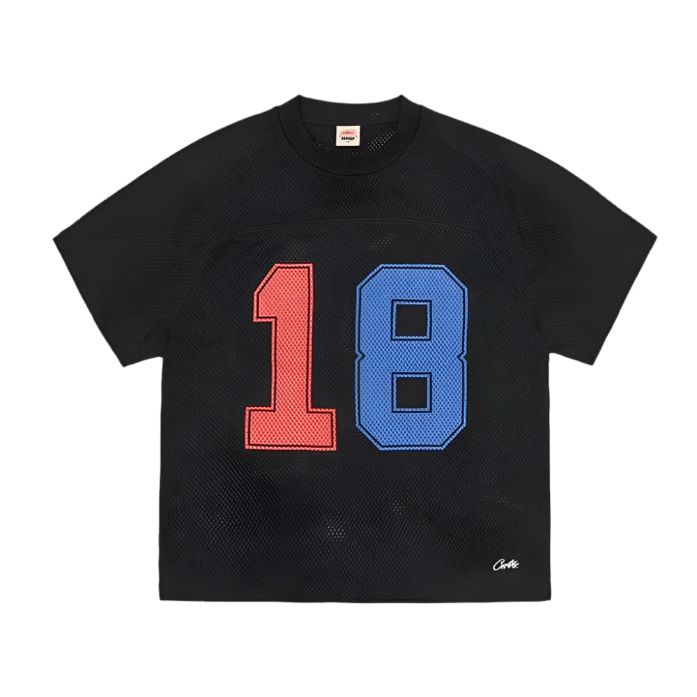 Corteiz RTW HMP Mesh Panel Jersey - Black