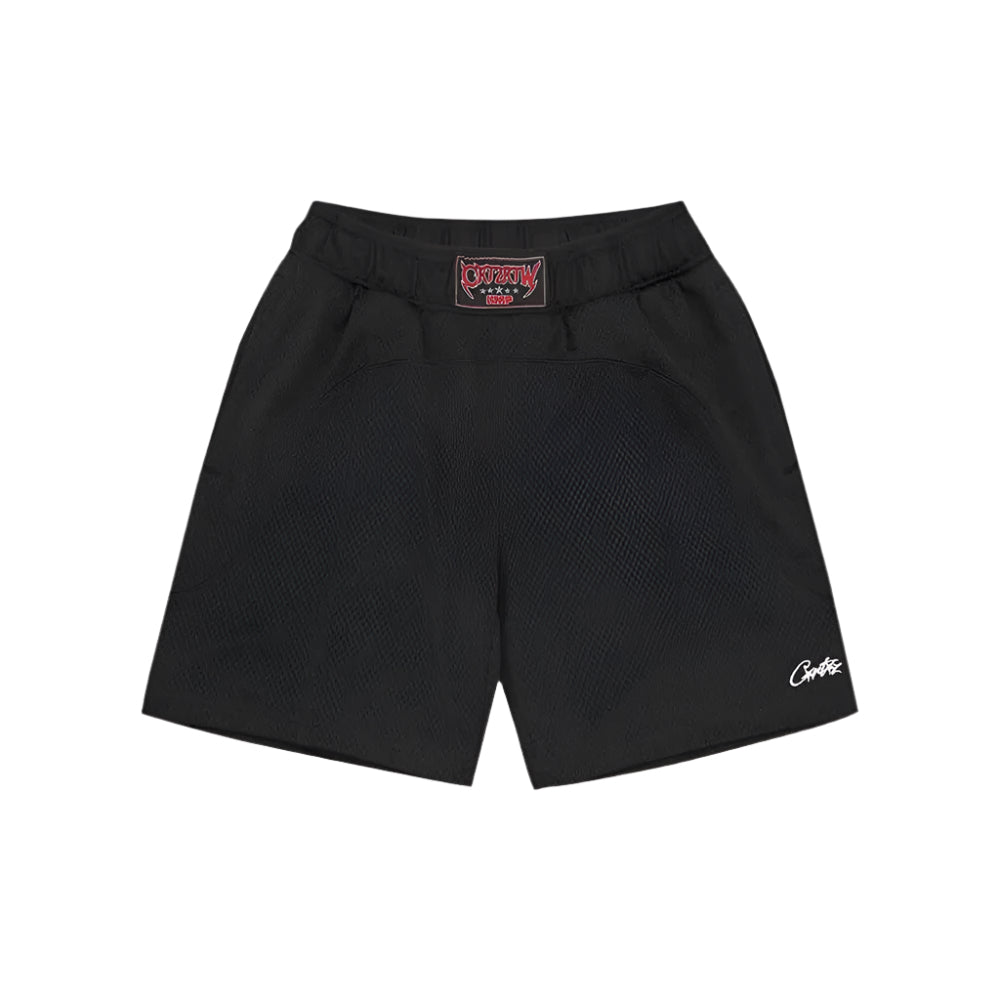 Corteiz RTW HMP Mesh Panel Short - Black