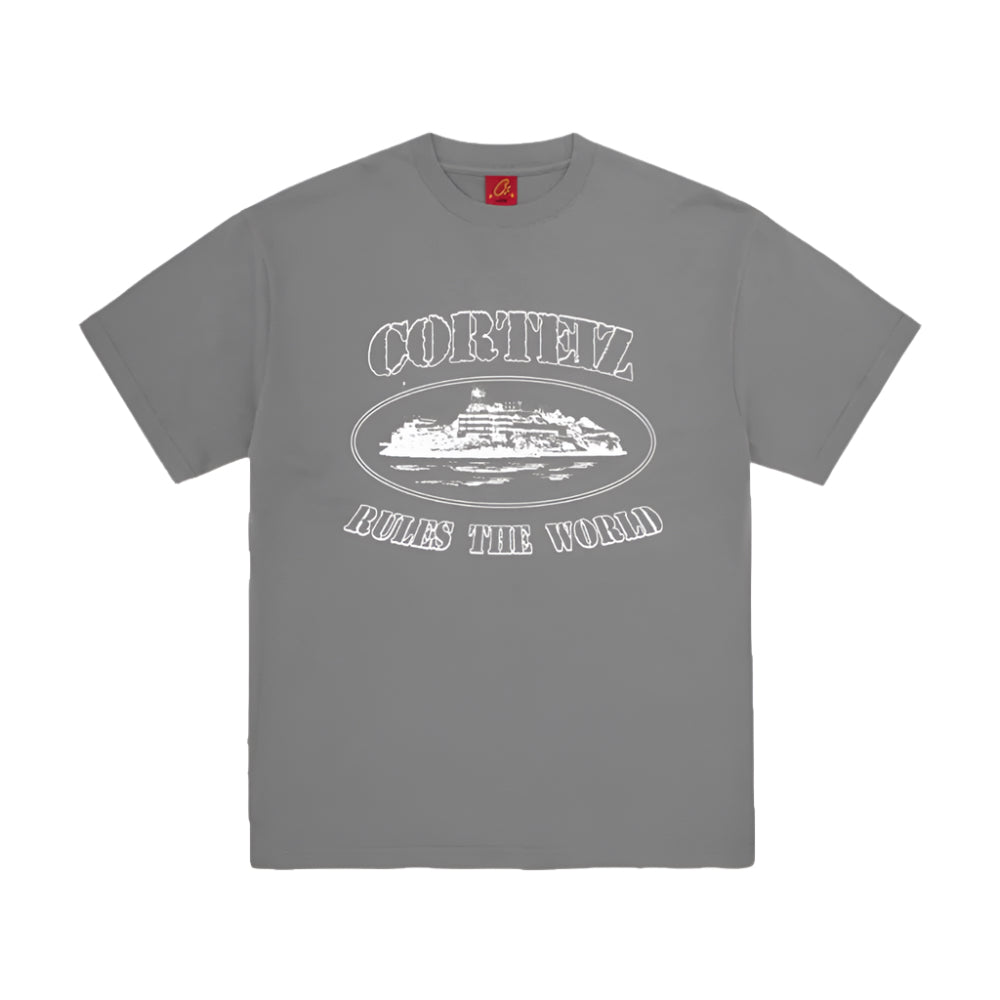 Corteiz RTW Alcatraz T-Shirt - Gully Grey