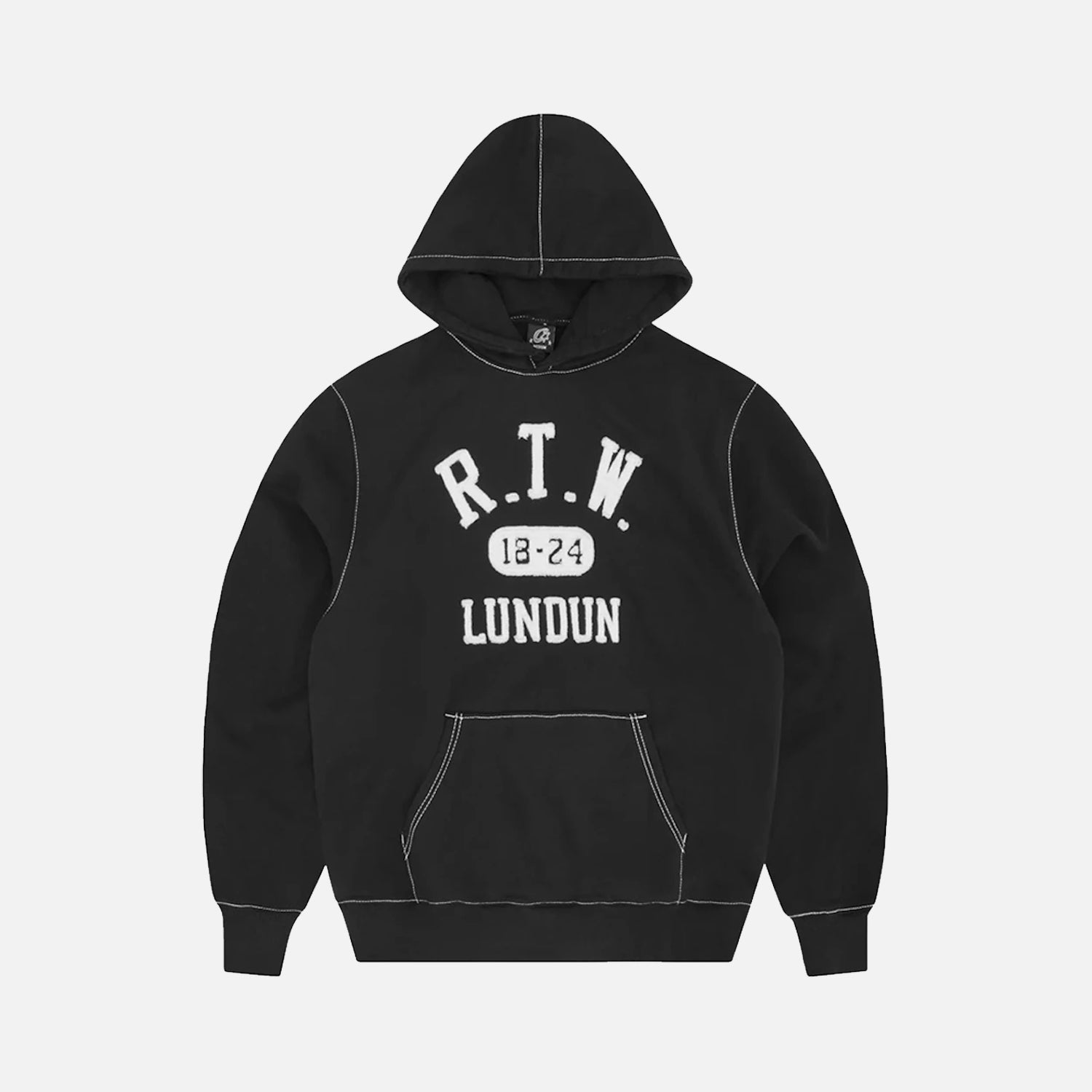 Corteiz RTW College Hoodie - Black