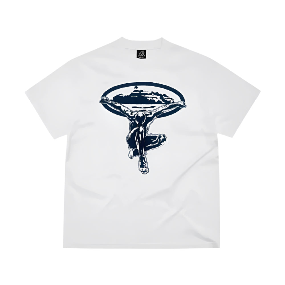 Corteiz RTW Alcatraz Statue T-Shirt - White