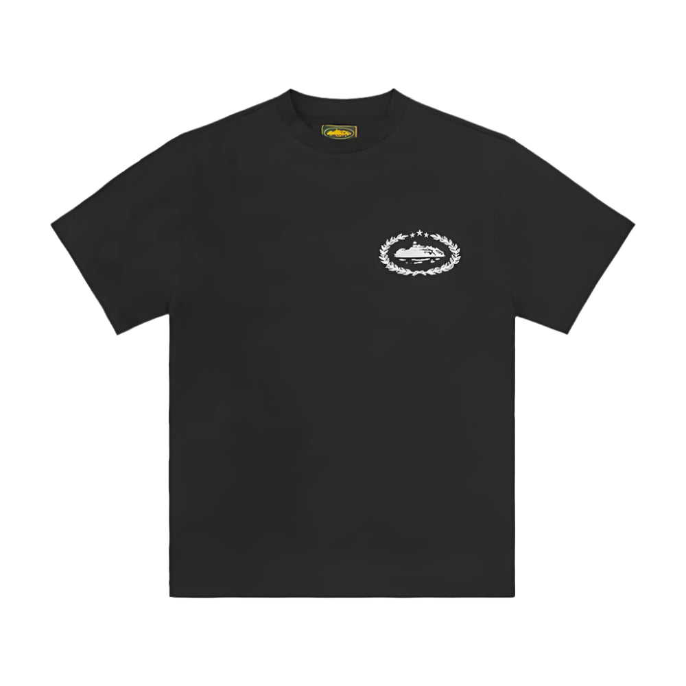 Corteiz RTW Royale Heavyweight T-Shirt - Black / White