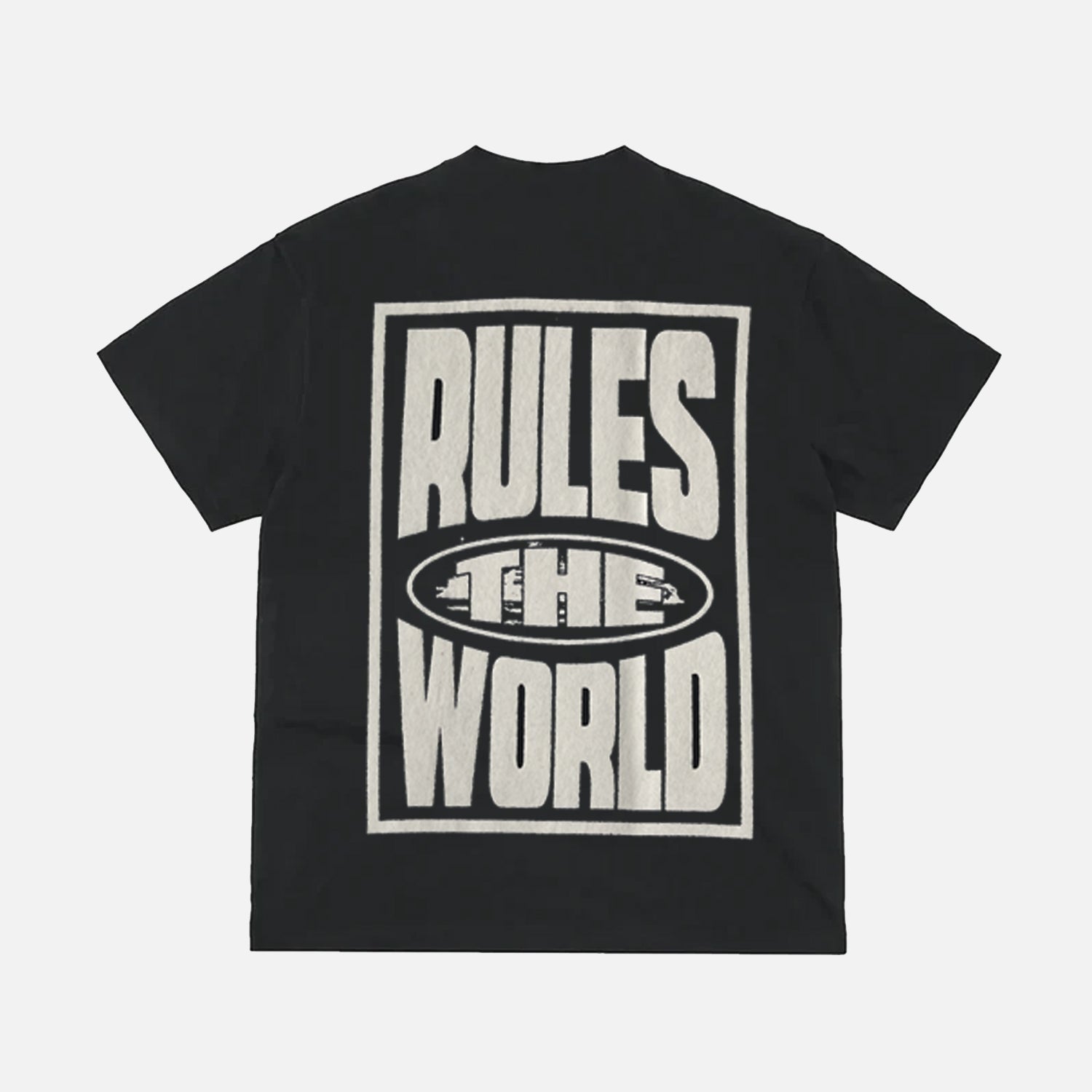 Corteiz RTW Rules The World T-Shirt - Black / White