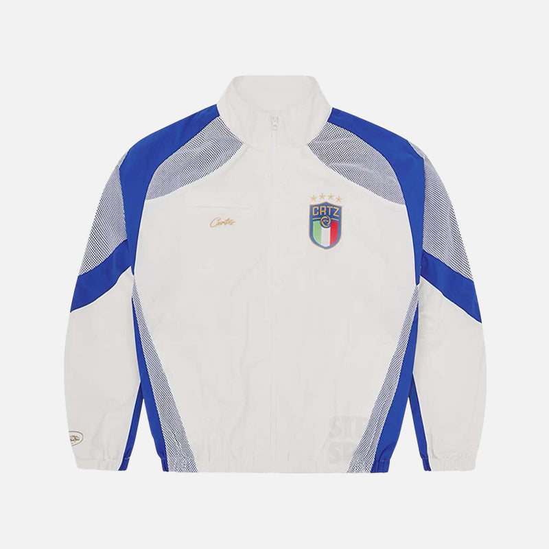Corteiz RTW Italia Olympic Shuku Jacket - White / Blue