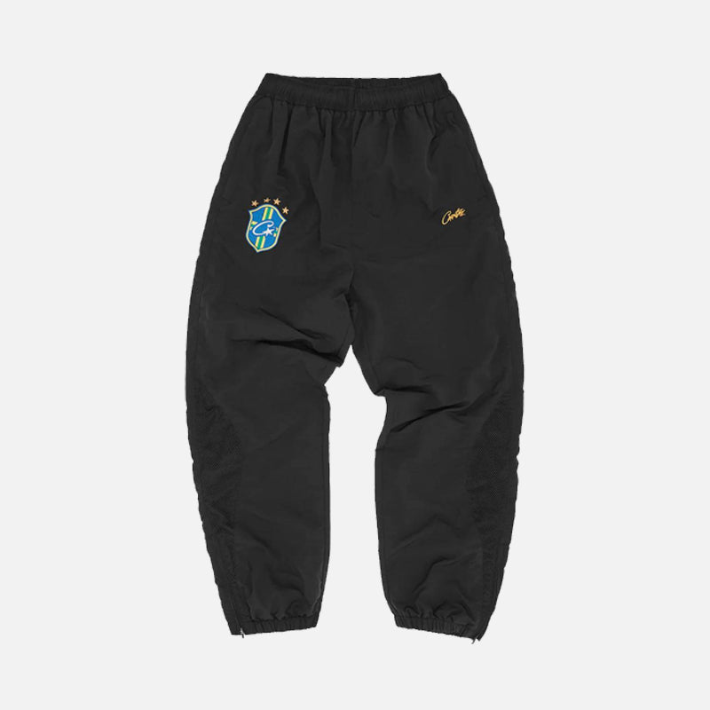Corteiz RTW Brasil Olympic Shuku Bottoms - Black