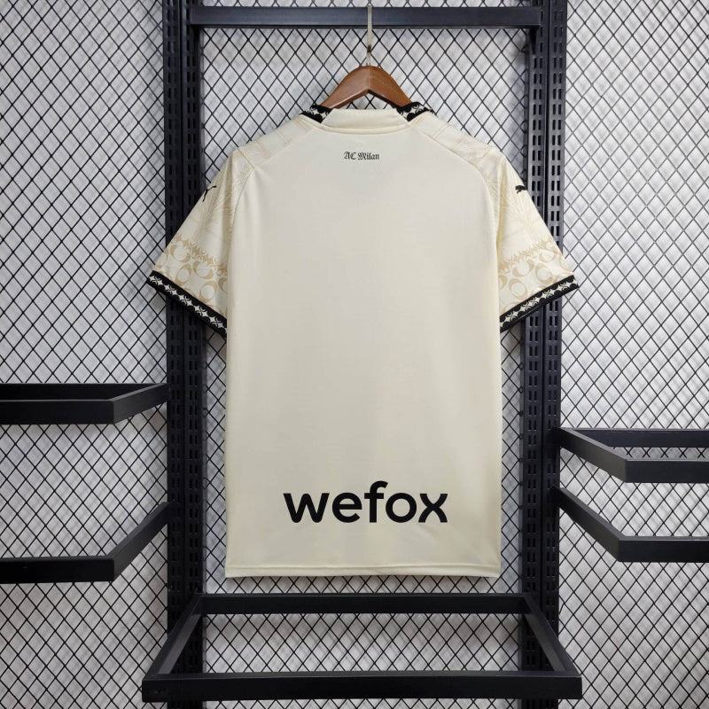 23/24 AC Milan x PLEASURES White Fourth Jersey