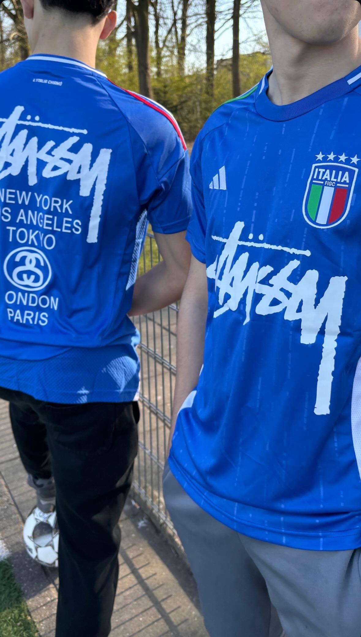 STÜSSY X “ITALY” JERSEY - BLUE