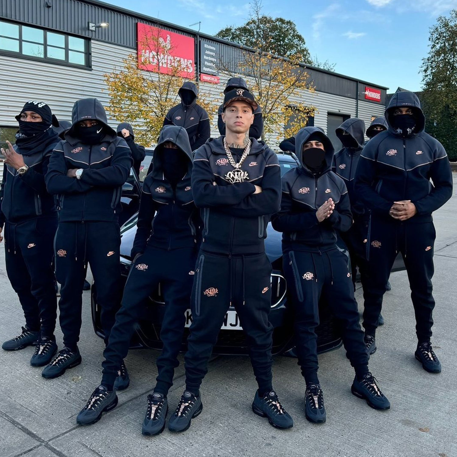 Nike x Syna World Tech Fleece Jogger - Black / Bronze