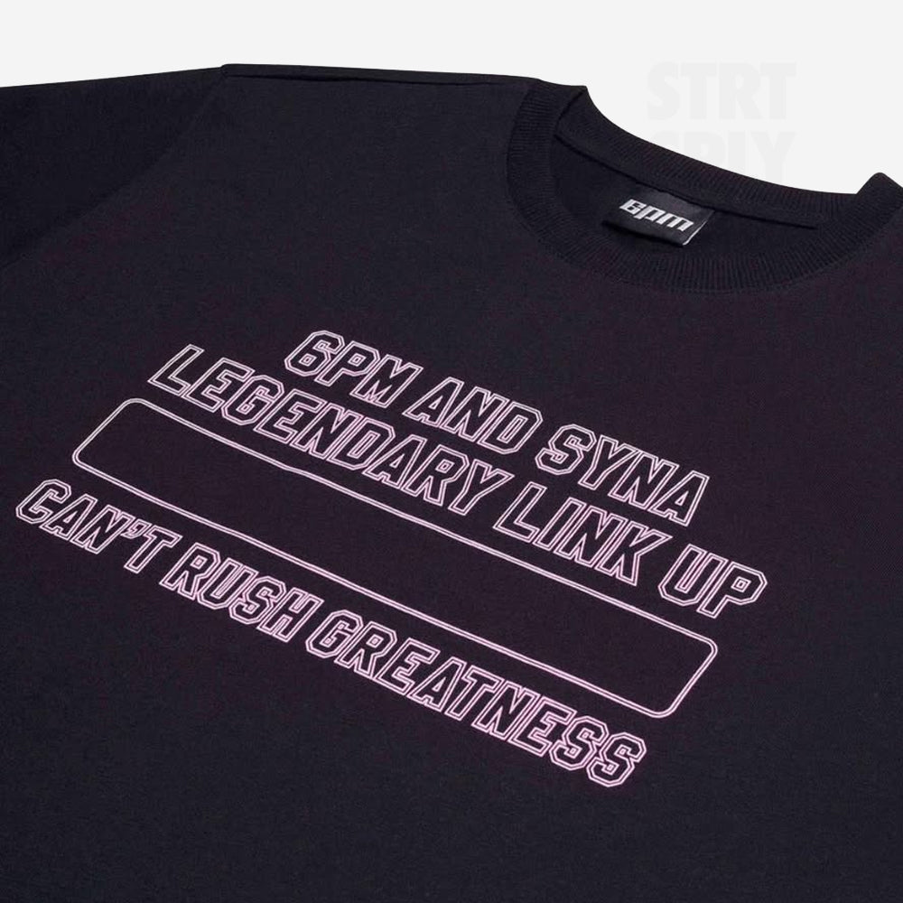 6PM x Syna World Link Up CRG T-Shirt - Black