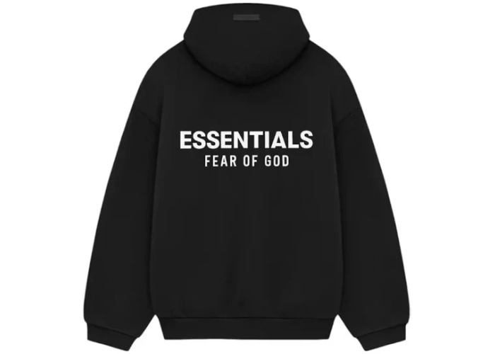 Fear of God Essentials Fleece Hoodie (FW24) Black