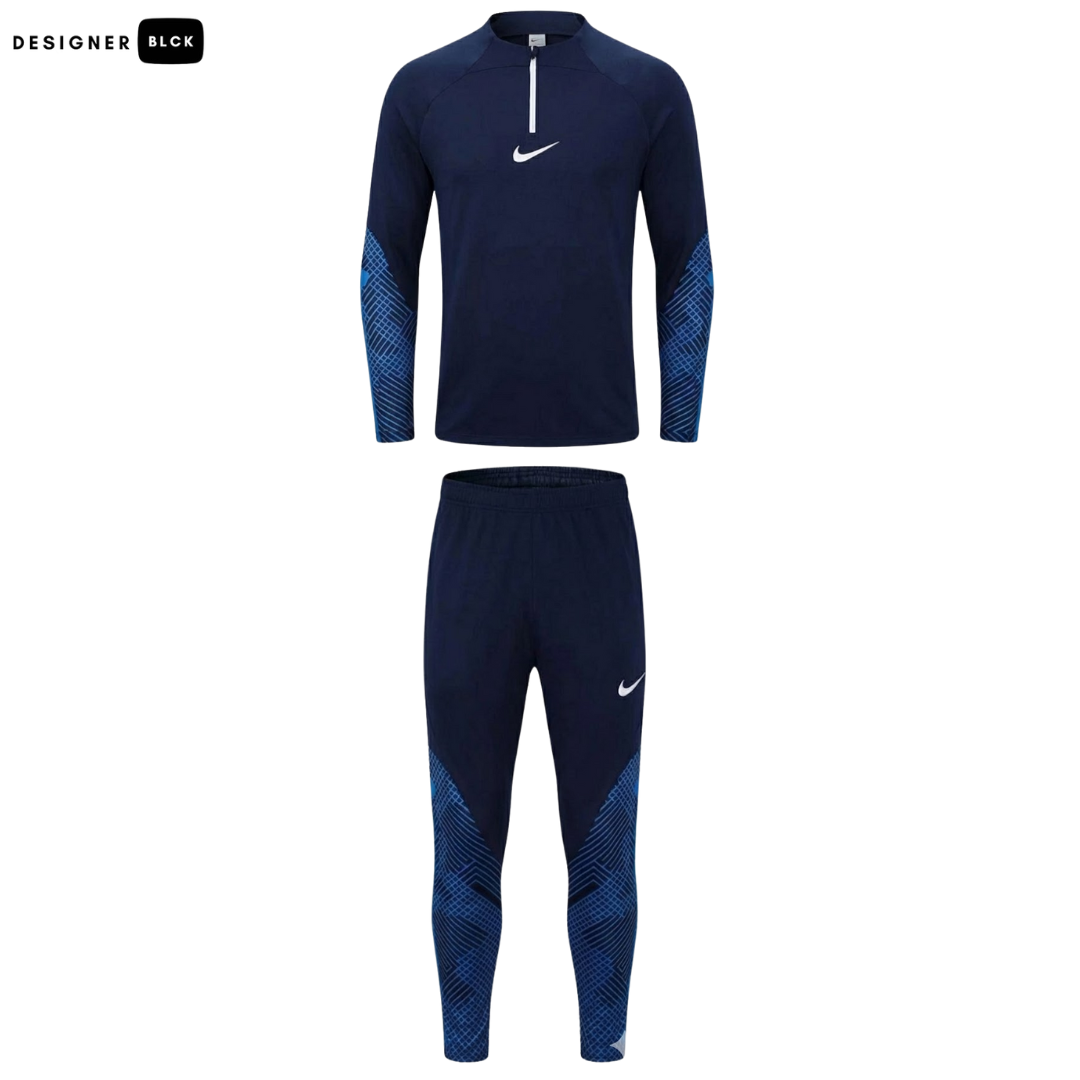 Nike Navy Blue 1/4 Zip Tracksuit