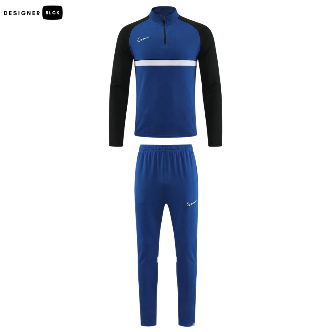 Nike Light Blue & White 1/4 Zip Tracksuit