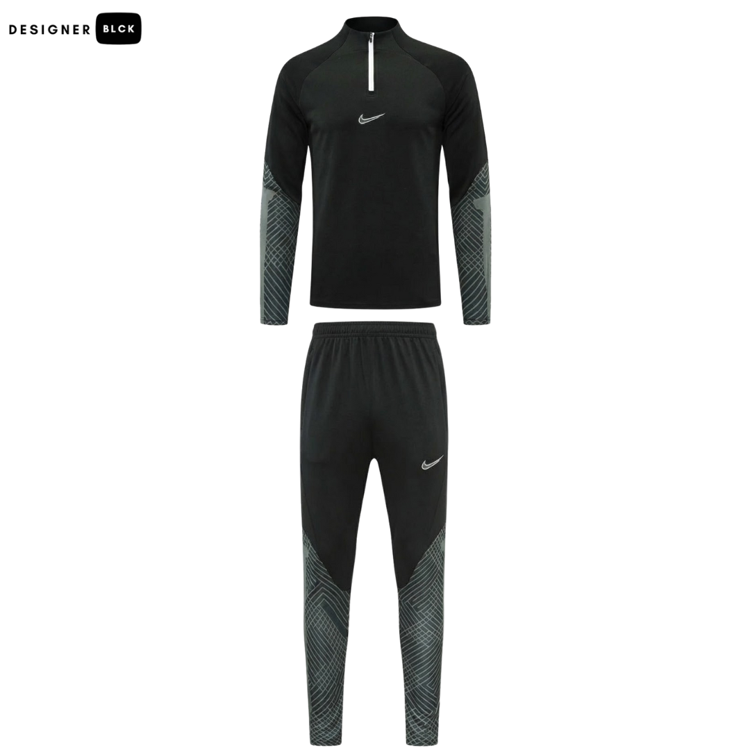Nike Black 1/4 Zip Tracksuit