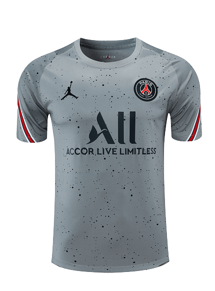 PSG Grey/Blue Short Set