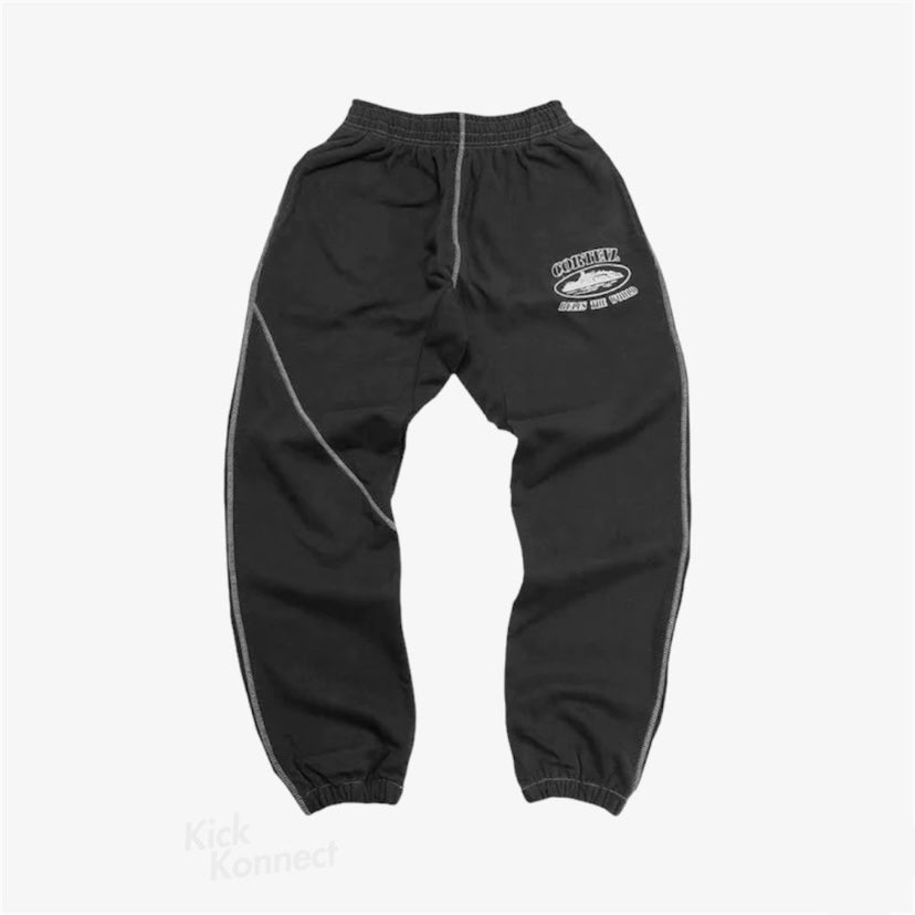 Corteiz RTW Superior Bottoms - Black / White