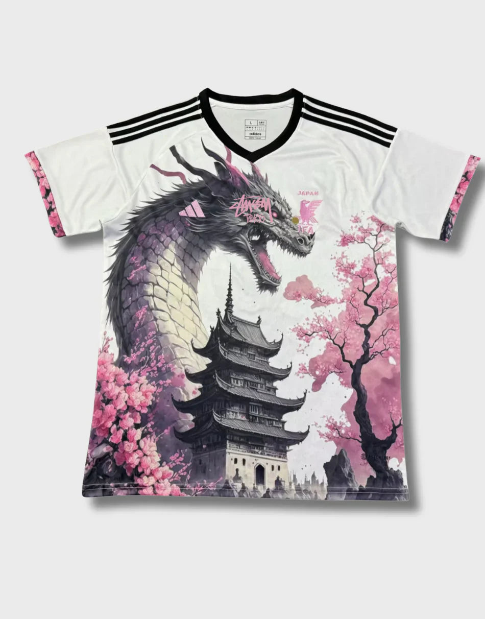 STÜSSY x “JAPAN” JERSEY - PINK DRAGON