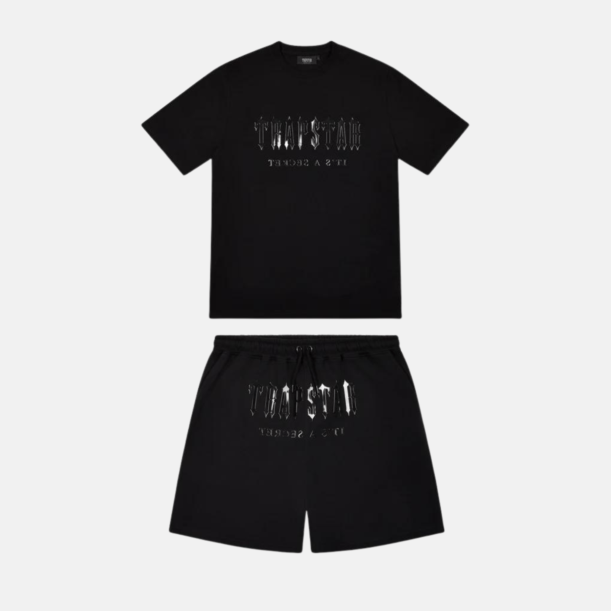 Trapstar Gel Decoded Shorts Set - Blackout