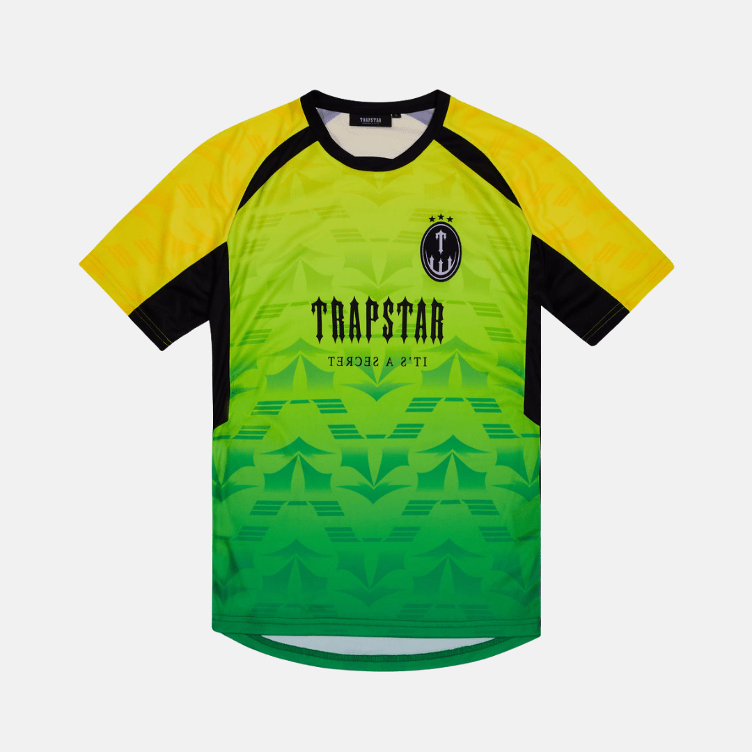 Trapstar Irongate Carnival Edition Football Jersey - Yellow/Green