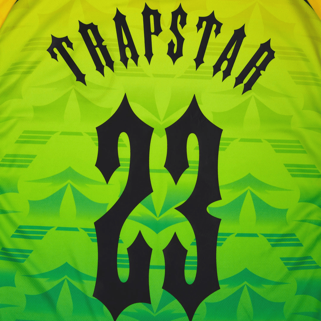 Trapstar Irongate Carnival Edition Football Jersey - Yellow/Green