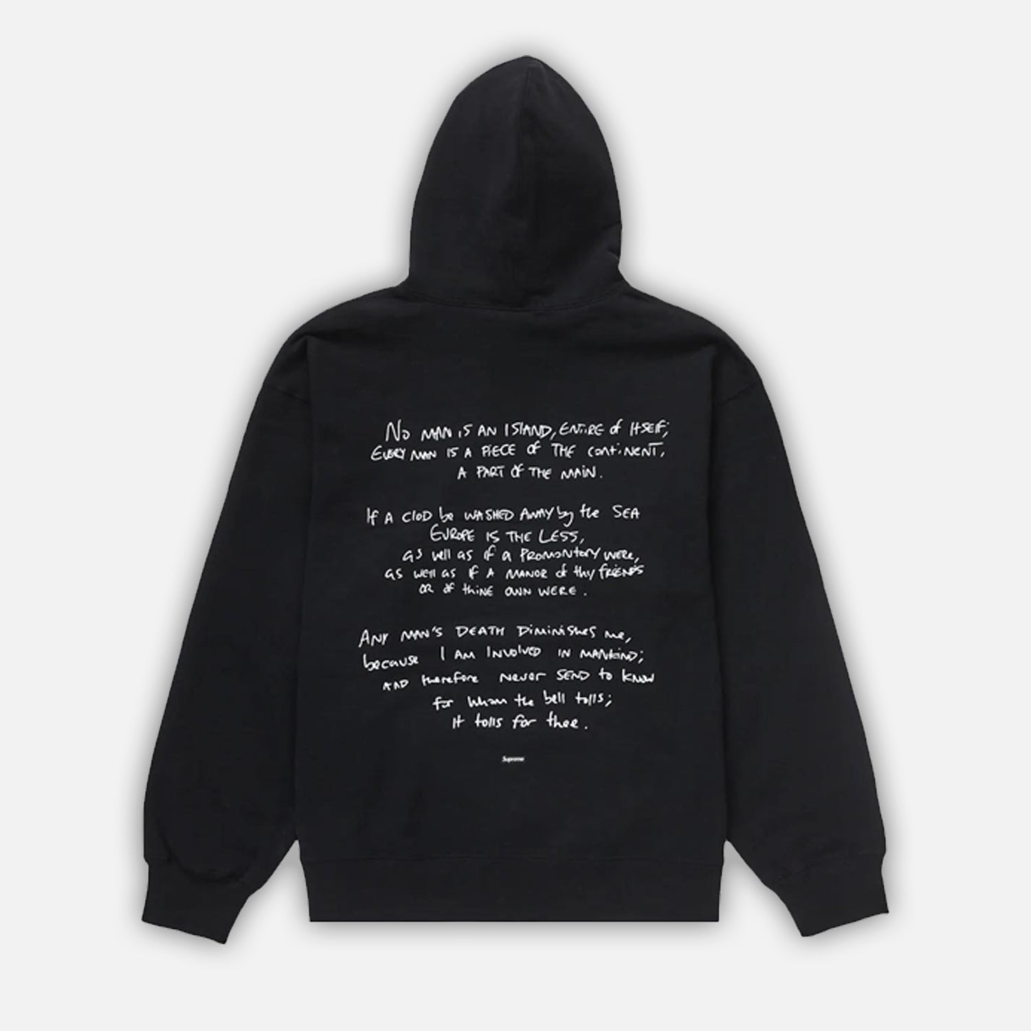 Corteiz RTW x Supreme Superior Hoodie - Black / White