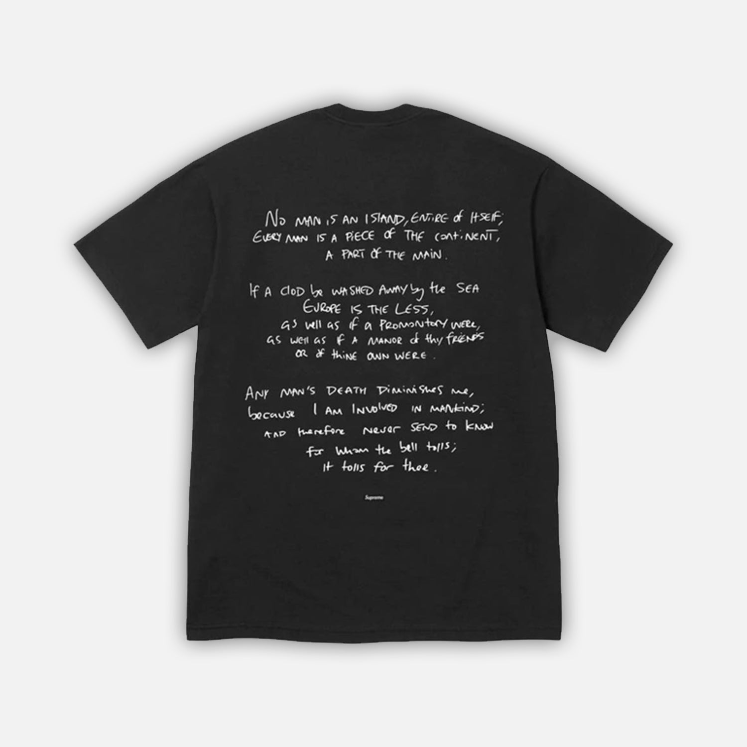 Corteiz RTW x Supreme T-Shirt - Black / White