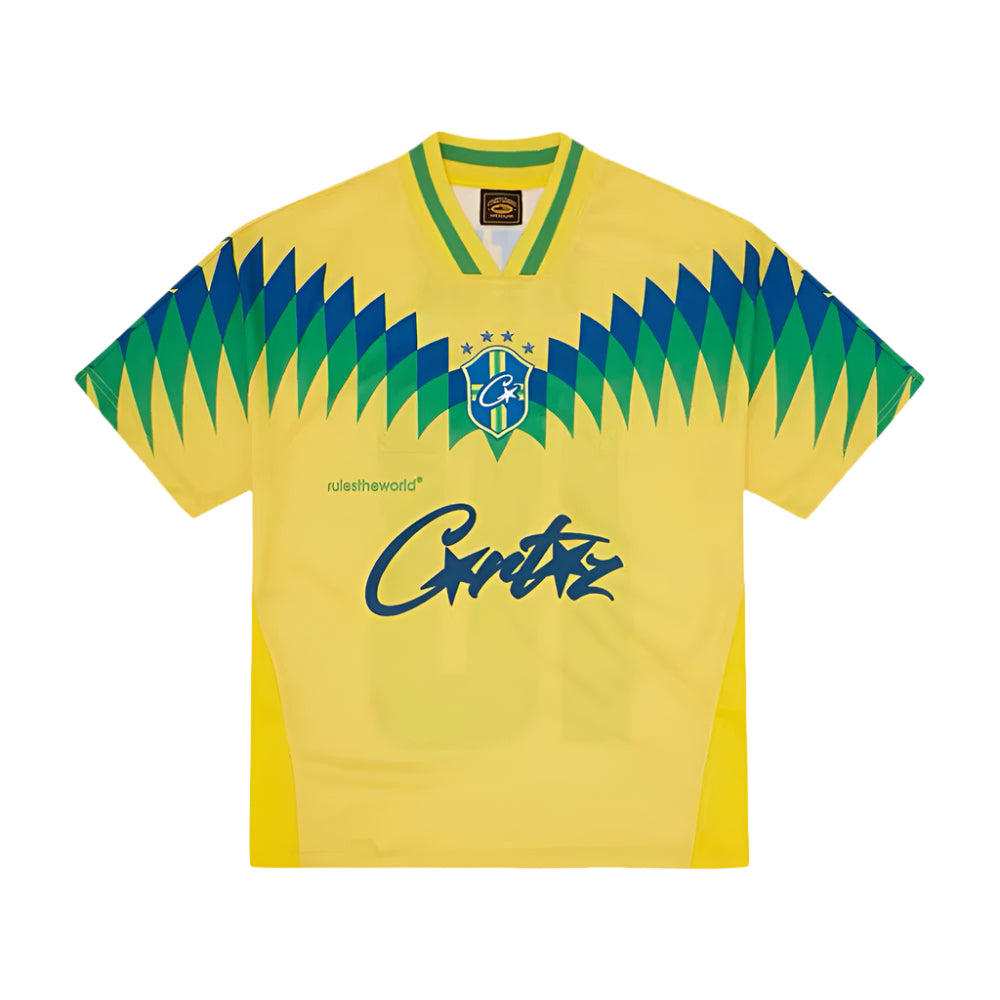 Corteiz RTW Club America Brasil Jersey - Yellow