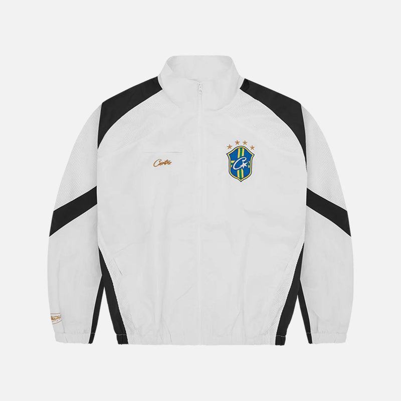 Corteiz RTW Brasil Olympic Shuku Jacket - White / Black