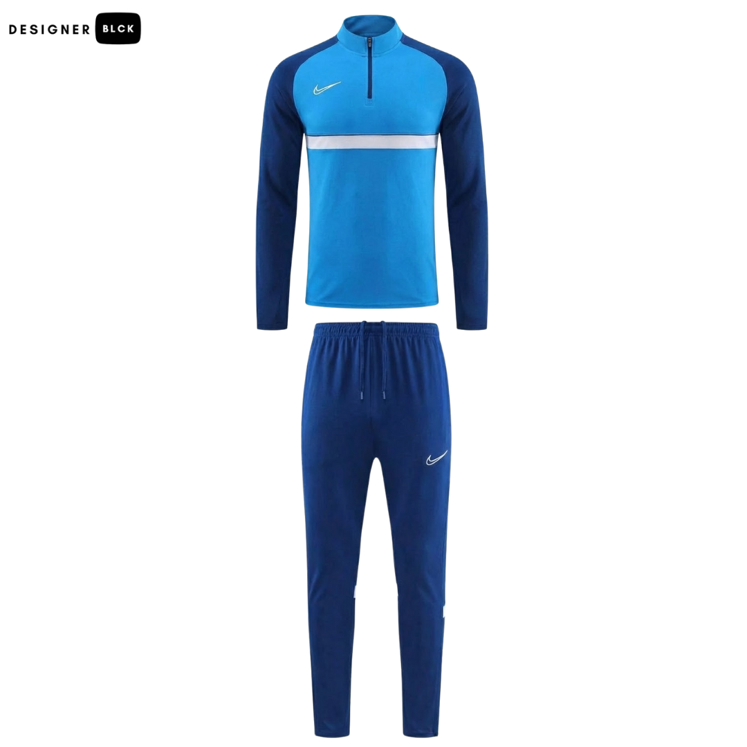 Nike Baby Blue & White 1/4 Zip Tracksuit