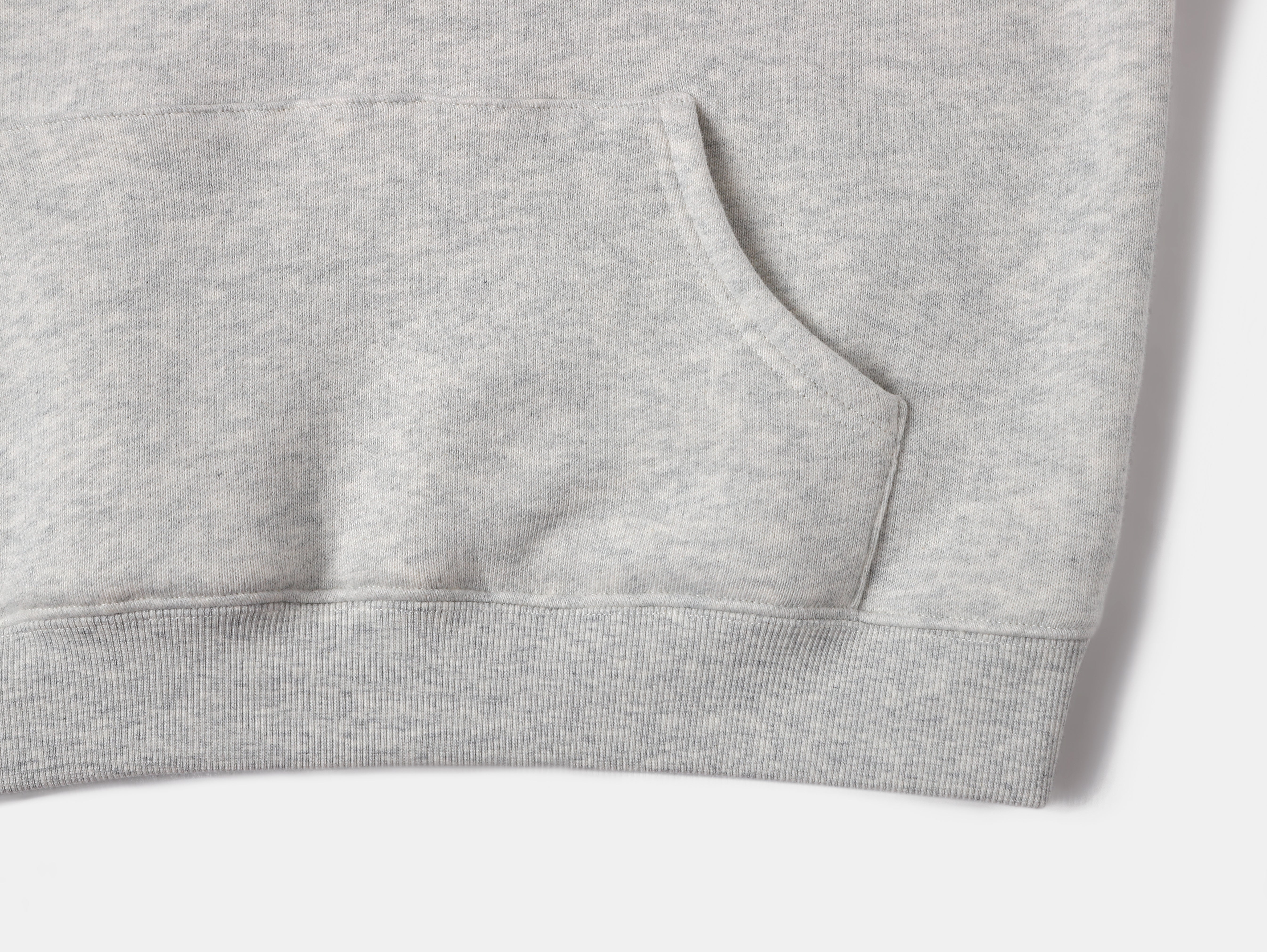 BLANCKS PULLOVER HOODIE W/ POCKETS - LIGHT GREY