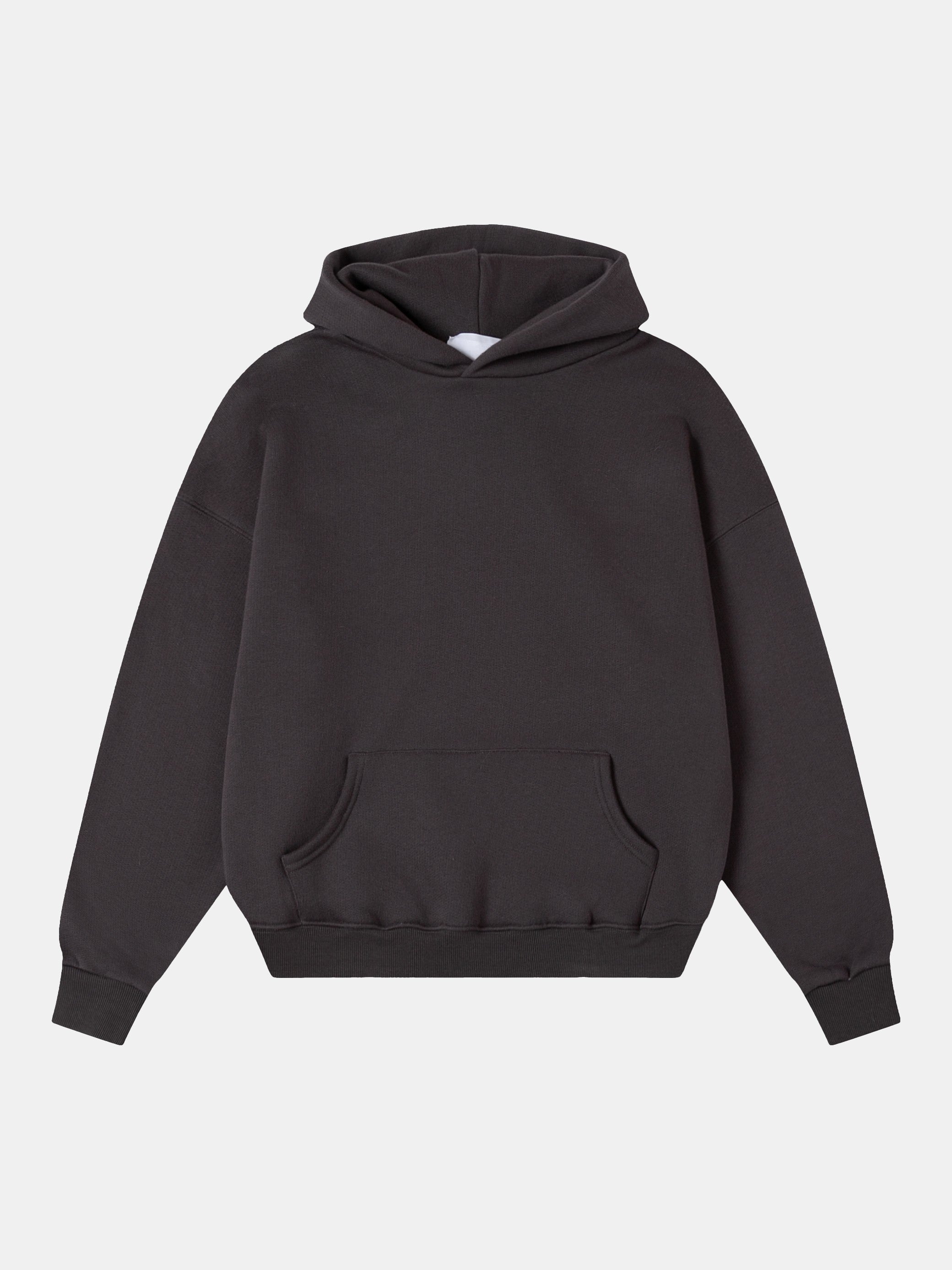 BLANCKS PULLOVER HOODIE W/ POCKETS - CHARCOAL